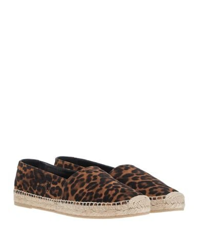 Shop Saint Laurent Espadrilles In Brown