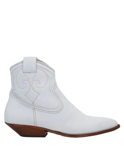 Shop Materia Prima By Goffredo Fantini Ankle Boots In White