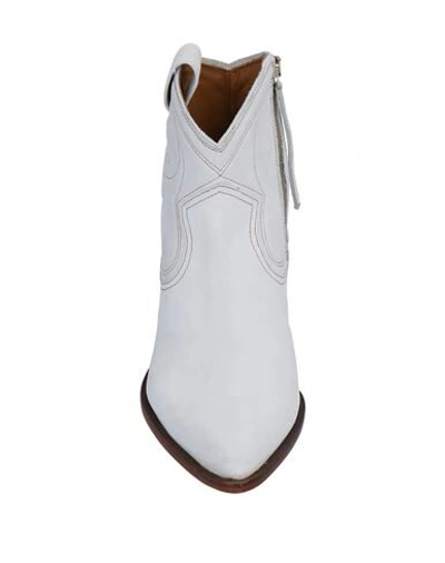 Shop Materia Prima By Goffredo Fantini Ankle Boots In White