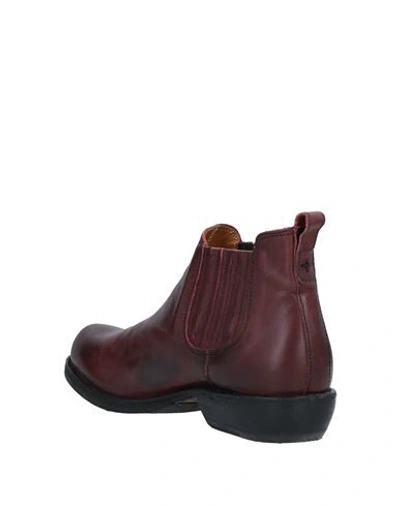 Shop Fiorentini + Baker Ankle Boots In Maroon