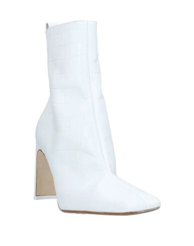 Shop Miista Ankle Boots In White