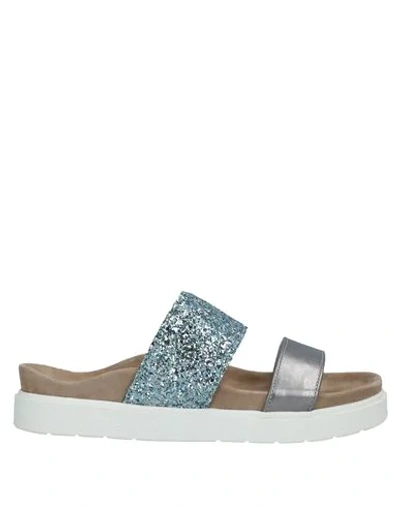 Shop Inuikii Sandals In Pastel Blue