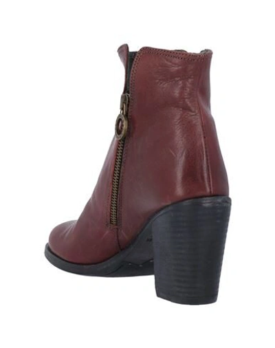 Shop Fiorentini + Baker Ankle Boots In Maroon
