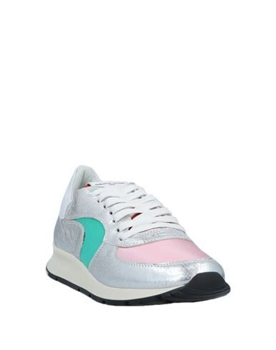 Philippe Model Sneakers In Silver