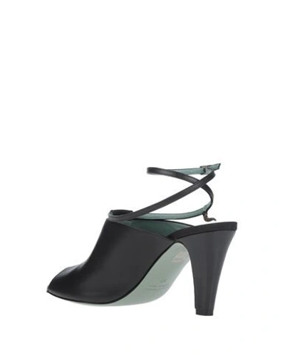 Shop Paola D'arcano Woman Sandals Black Size 7 Soft Leather