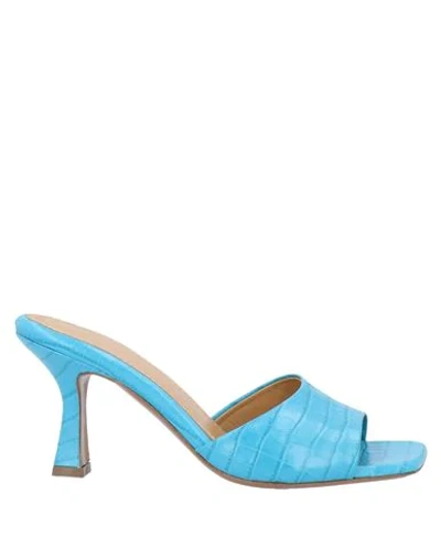 Shop Aldo Castagna Sandals In Turquoise