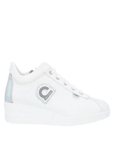 Shop Agile By Rucoline Woman Sneakers White Size 7 Leather