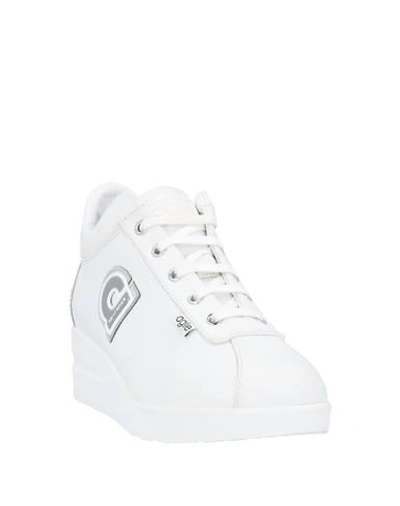 Shop Agile By Rucoline Woman Sneakers White Size 4 Leather