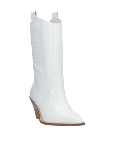 Shop Aldo Castagna Woman Ankle Boots White Size 10 Leather