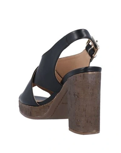 Geox Sandals In Black