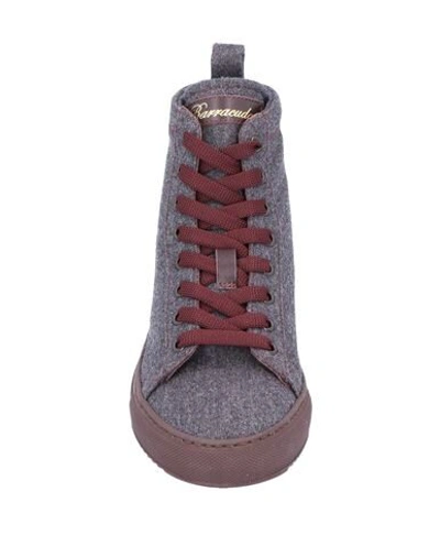 Shop Barracuda Woman Sneakers Burgundy Size 7 Textile Fibers In Red