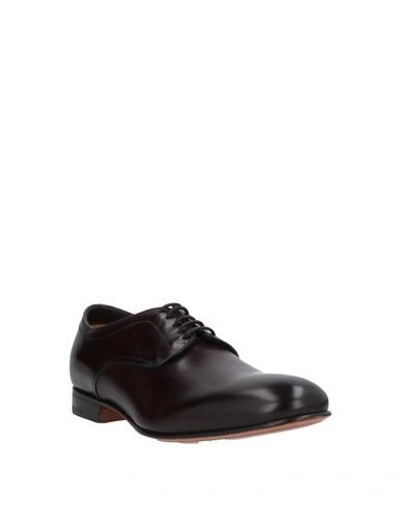 Shop Alberto Fasciani Lace-up Shoes In Dark Brown