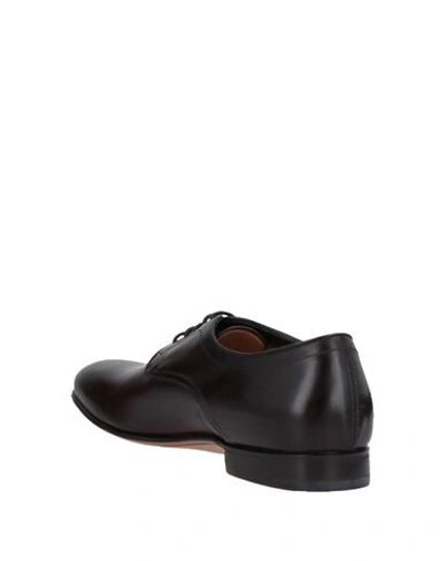Shop Alberto Fasciani Lace-up Shoes In Dark Brown