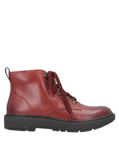 Shop Fitflop Ankle Boots In Rust