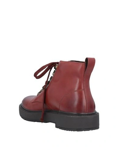 Shop Fitflop Ankle Boots In Rust