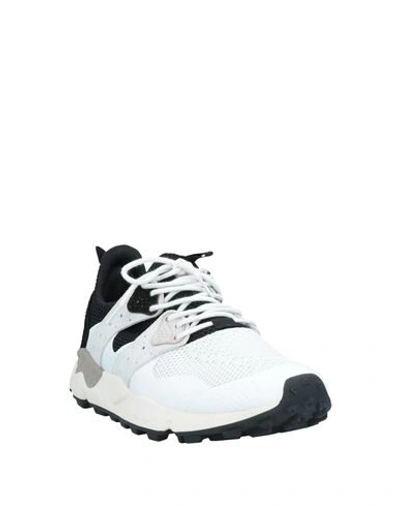 Shop Flower Mountain Man Sneakers White Size 13 Textile Fibers, Soft Leather