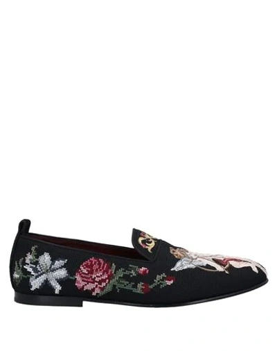 Shop Dolce & Gabbana Loafers In Black