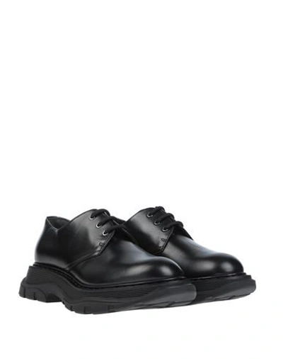 Shop Alexander Mcqueen Man Lace-up Shoes Black Size 9 Soft Leather