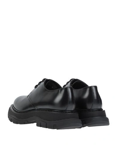 Shop Alexander Mcqueen Man Lace-up Shoes Black Size 9 Soft Leather