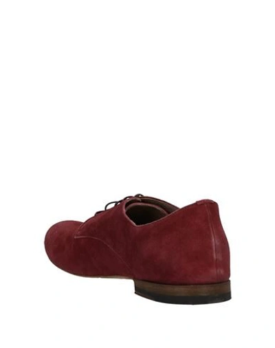 Shop Fiorentini + Baker Lace-up Shoes In Maroon