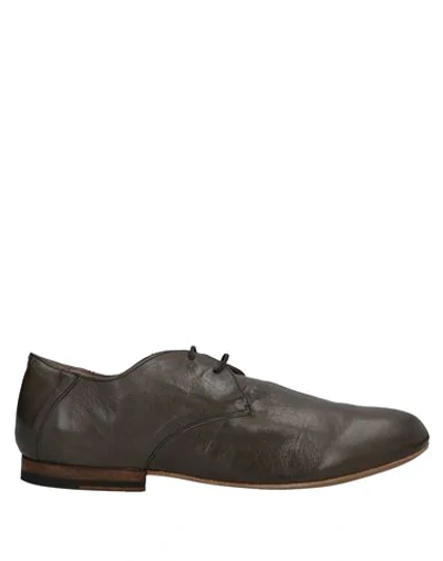 Shop Fiorentini + Baker Lace-up Shoes In Lead