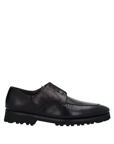 Shop A.testoni Lace-up Shoes In Black