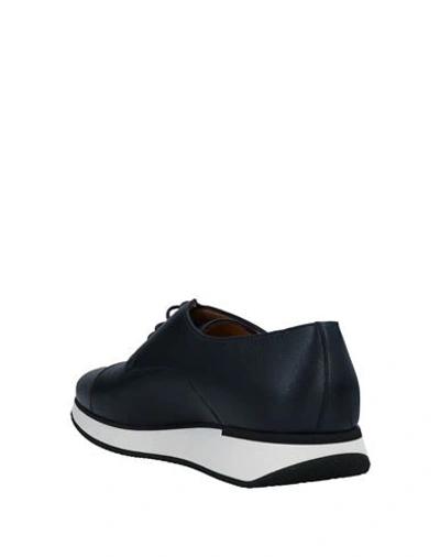 Shop A.testoni Lace-up Shoes In Dark Blue