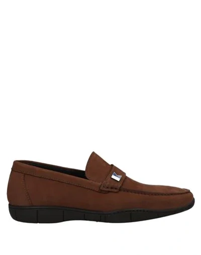 Shop A.testoni Loafers In Brown