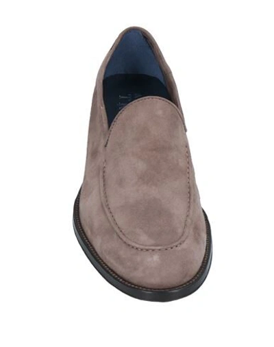 Shop Alexander Trend Loafers In Dove Grey