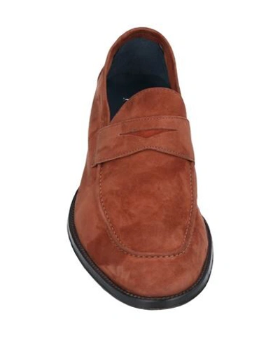 Shop Alexander Trend Alexander 1910 Man Loafers Rust Size 8 Soft Leather