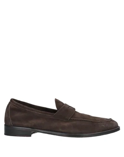 Shop Alexander Trend Alexander 1910 Man Loafers Dark Brown Size 9 Soft Leather