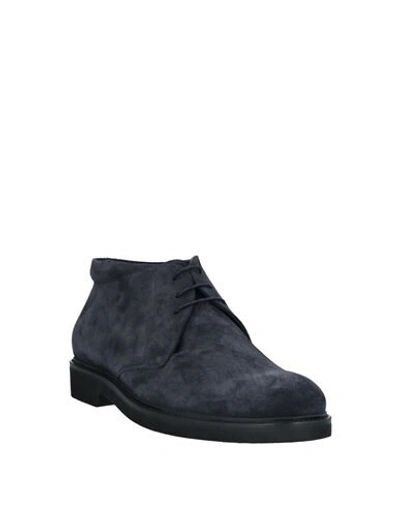 Shop Alexander Trend Alexander 1910 Man Ankle Boots Midnight Blue Size 7 Soft Leather