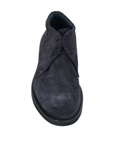 Shop Alexander Trend Alexander 1910 Man Ankle Boots Midnight Blue Size 6 Soft Leather