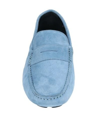 Shop Alexander Trend Loafers In Pastel Blue