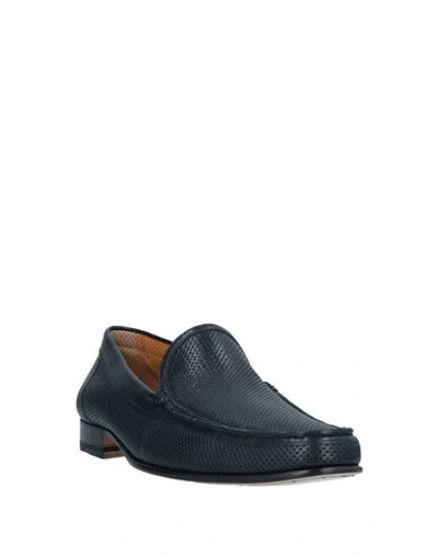 Shop A.testoni Loafers In Dark Blue