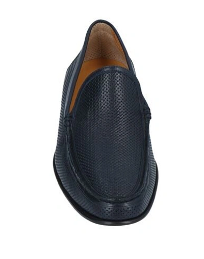 Shop A.testoni Loafers In Dark Blue