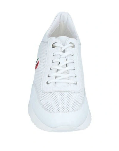 Shop A.testoni Sneakers In White