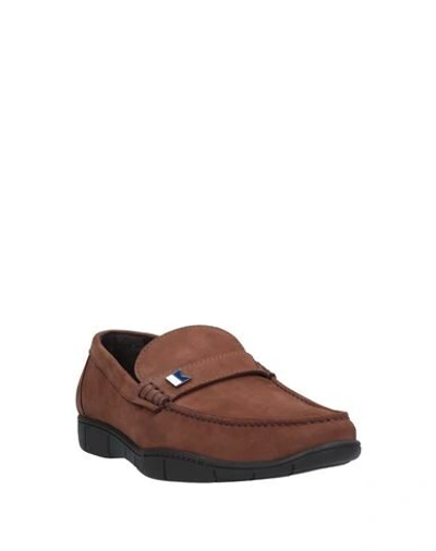 Shop A.testoni Loafers In Brown