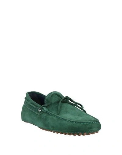 Shop Alexander Trend Alexander 1910 Man Loafers Green Size 7 Soft Leather