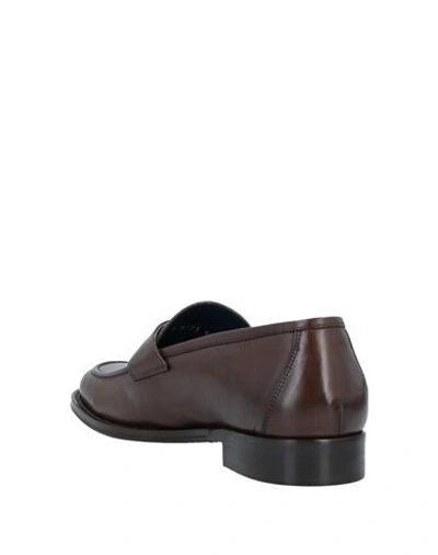 Shop Alexander Trend Loafers In Dark Brown