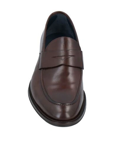 Shop Alexander Trend Loafers In Dark Brown