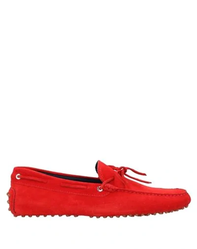 Shop Alexander Trend Alexander 1910 Man Loafers Red Size 9 Soft Leather