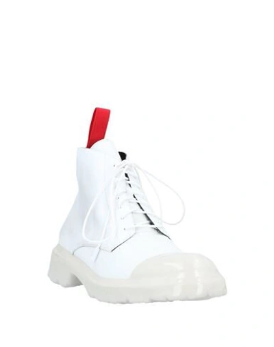 Shop 424 Fourtwofour Ankle Boots In White