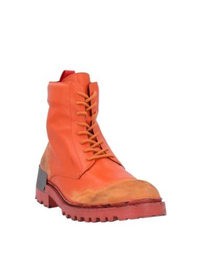 Shop 424 Fourtwofour Ankle Boots In Rust