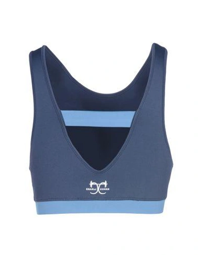 Shop Charli Cohen Sports Bras And Performance Tops In Dark Blue