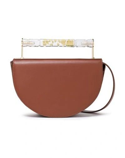 Shop Aevha London Handbags In Brown