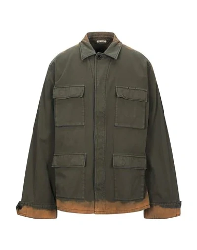 Shop Marni Jackets In Military Green