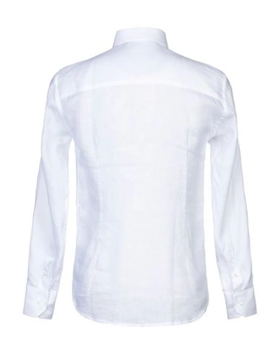 Shop Eredi Del Duca Shirts In White