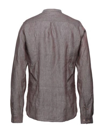 Shop Alessandro Dell'acqua Shirts In Brown