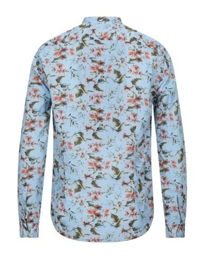 Shop Sseinse Shirts In Sky Blue
